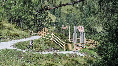 The adventure playground at the Gamskogel